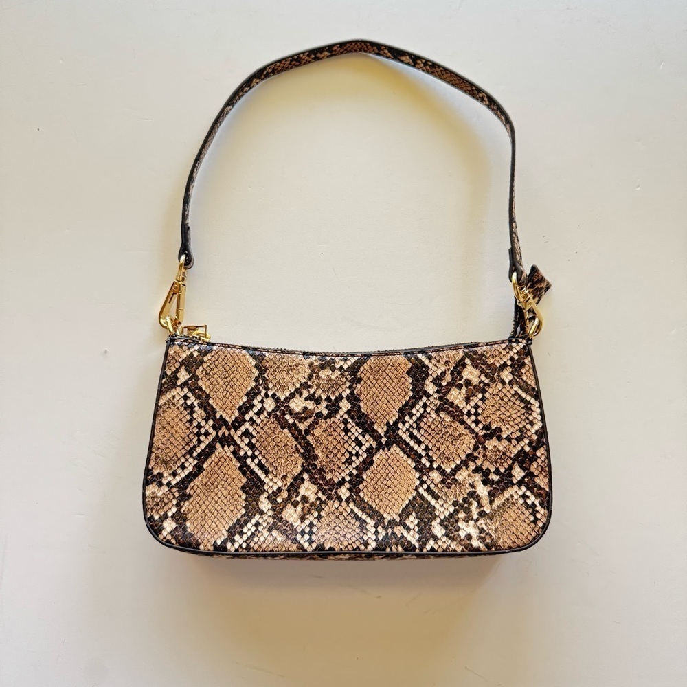 Beautiful Small Snakeskin Patterned Shoulder Bag